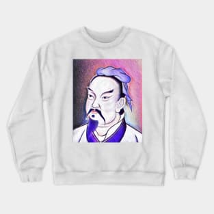 Sun Tzu Pink Portrait | Sun Tzu Artwork 7 Crewneck Sweatshirt